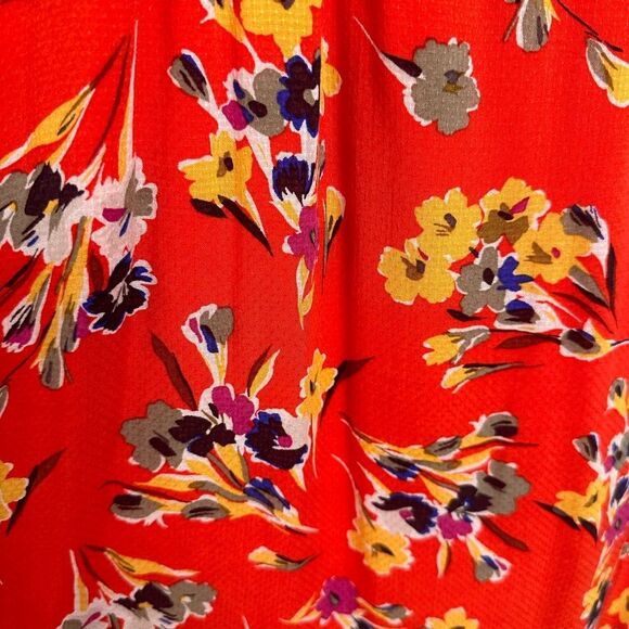 Anthropologie, 52 Conversations Off-The-Shoulder Floral Dress – Size 6 – Pockets - Picture 10 of 16